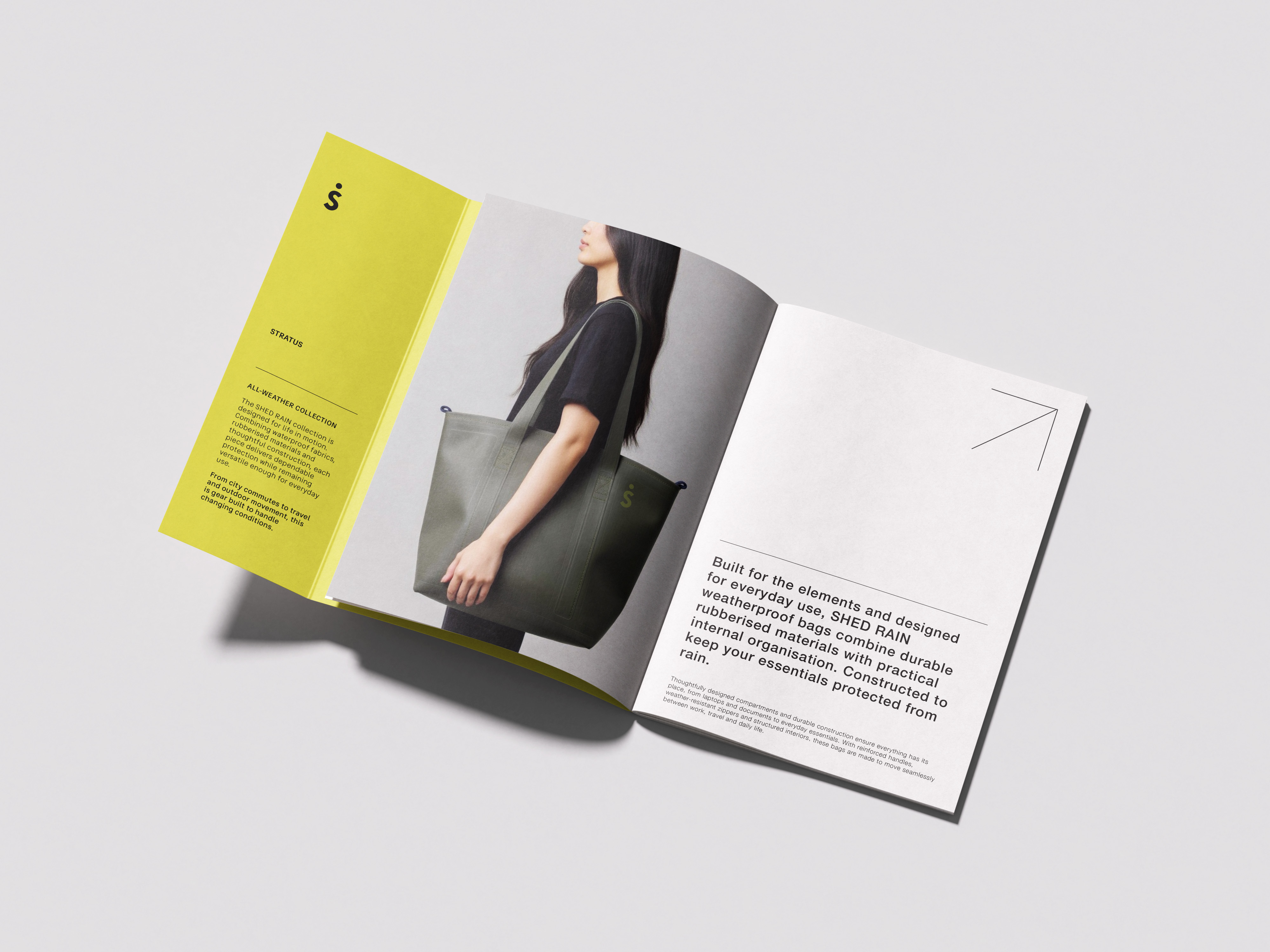 Shed Rain brand identity and design by H+H Design studio
