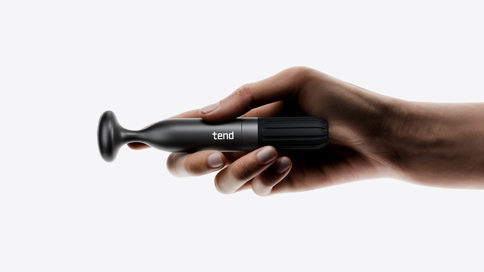 Tend personal vibration therapy device by H+H Design studio